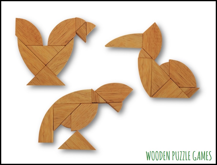 Tangram Puzzle Game Set - Egg